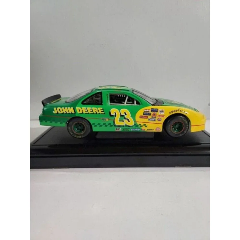 Ertl 1:18 Die Cast 1996 John Deere 23 Pontiac Grand Prix NASCAR Stock Car w/Case